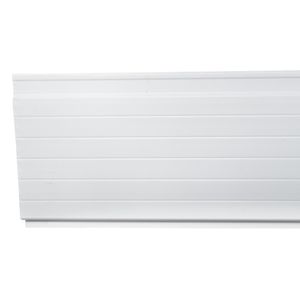 Forro PVC Semita Frisado Branco Gelo 8mm 10cm 4m