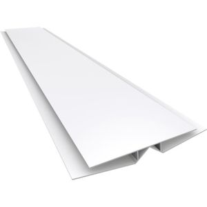 Emenda Forro PVC Semita Flexível Branco Gelo 6m