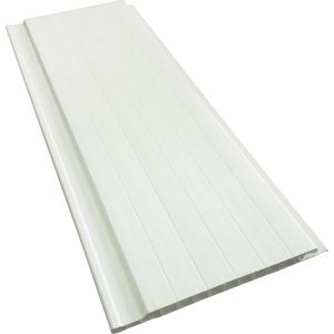 Forro PVC Semita Frisado Branco Gelo 8mm 10cm 6m