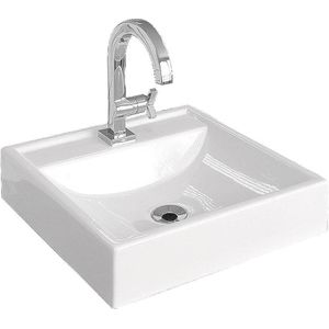Cuba de Apoio Para Banheiro Fabribam Ravena Quadrada Branca 8703