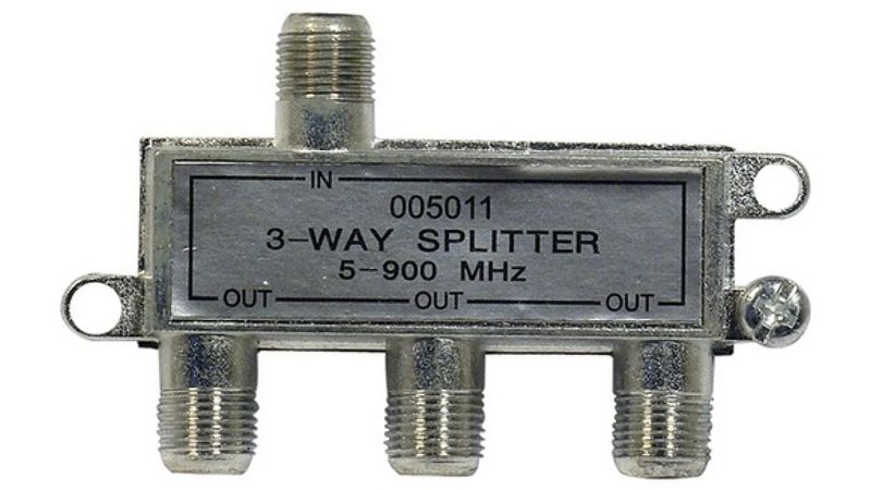 Divisor Antena Mister 3 Saídas AF 2500Mhz Com Conector - Só Ferragens