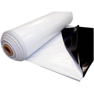 Lona Para Silo Dupla Face 200 Micras Siloplast Preto e Branco 8x50m