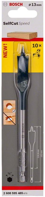 BROCA-CHATA-BOSCH-SELF-CUT-13X152MM