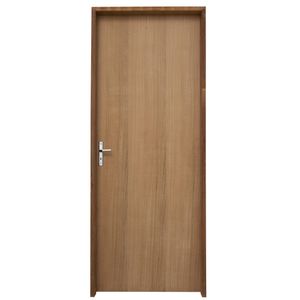 Porta de Madeira Angelim Montada Grantok 7097 85x214x14cm com Marco Eucalipto Esquerda