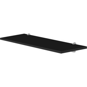 Prateleira Decorativa Fabribam Preto 120x24x1,5cm