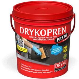 Impermeabilizante Dryko Pren Preto 3,6L