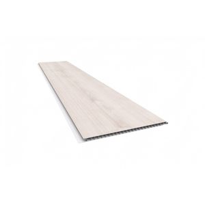 Revestimento Para Parede Plasbil Perfil Madeira Fresno Fosco 10mm 25cm 6m