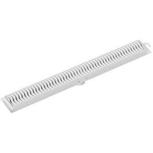 Ralo Grelha Linear Flat Tigre Branco 50cm