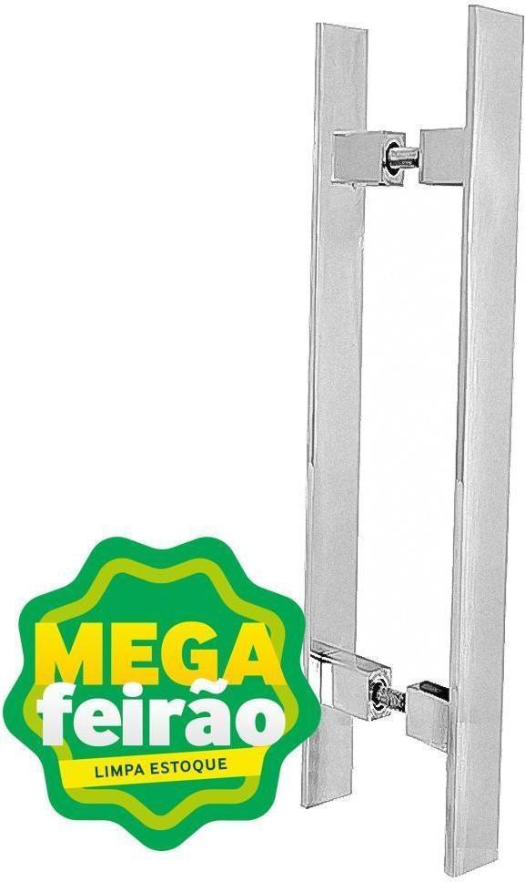 Puxador Para Porta WF Rubi A-102 40Cm Formato Barra Chata Em H Escovado-ns_159290_1