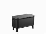 CAIXA-TERMICA-COOLER-BREEZE-KETER-BAR-CINZA-ESCURO-DETALHE-AZUL