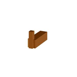 Cabide Para Banheiro Simples Fani Quartzo Cobre