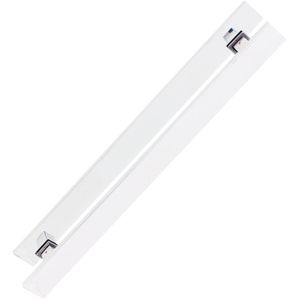 Puxador Para Porta Geris Eco Planus Alumínio Branco 40x300x200mm