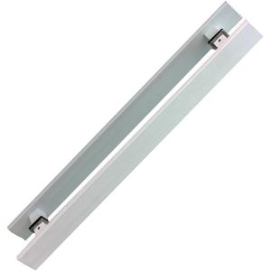 Puxador Para Porta Geris Eco Planus Anodizado Brilhante 40x300x200mm