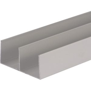 Trilho de Alumínio Decal Duplo Superior Fosco 3m