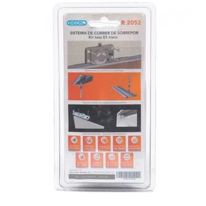 Sistema de Correr de Sobrepor Para Porta de Correr Decal R-2052