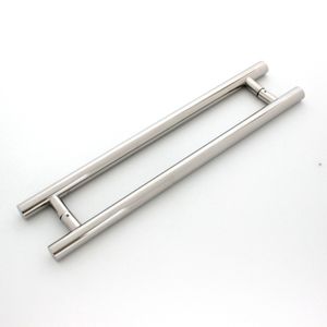 Puxador Para Porta Geris Pop Line Tubular Aço Inox Polido 22x500x400mm