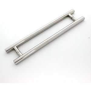 Puxador Para Porta Geris Pop Line Tubular Aço Inox Polido 22x300x200mm