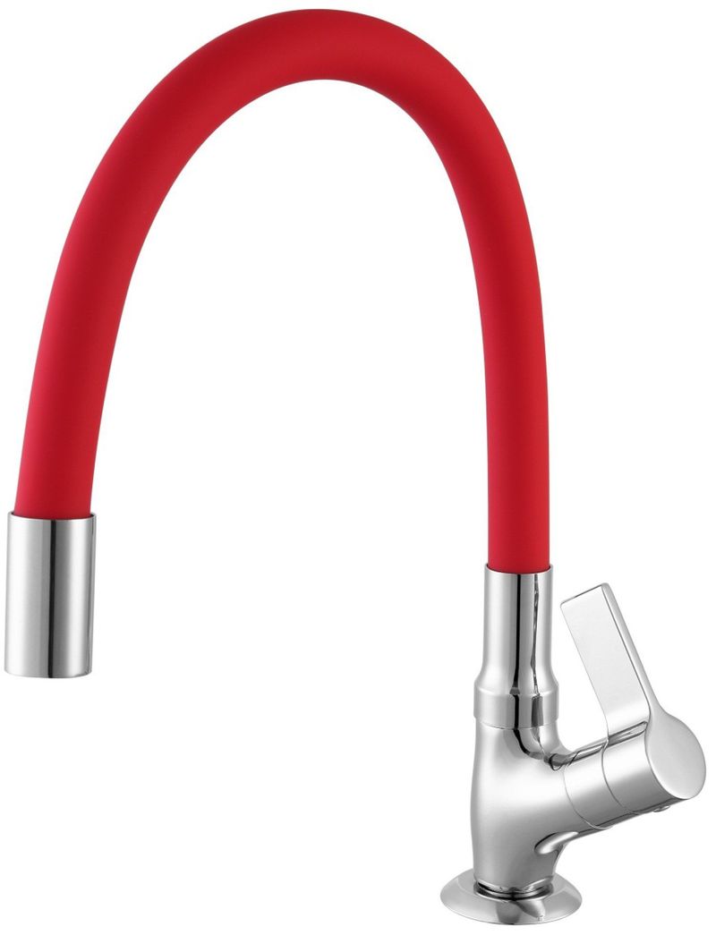 TORNEIRA-PIA-COZINHA-MEBER-BICA-MOVEL-BMC36-BL-CROMADO-E-VERMELHO