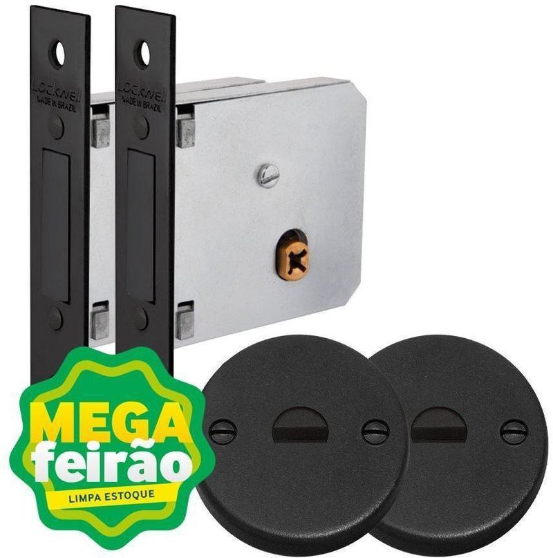 Fechadura-Completo-Supertrava-Quadrichave-Lockwell-Dose-Dupla-Preta-40mm