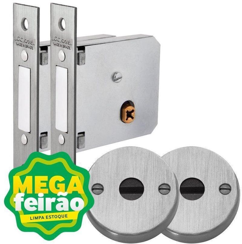Fechadura-Completo-Supertrava-Quadrichave-Lockwell-Dose-Dupla-Inox-Escovado-40mm