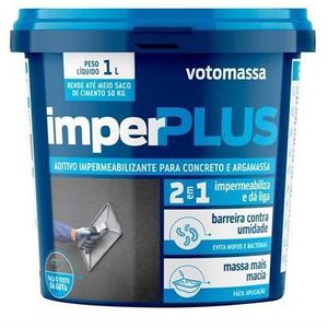 Impermeabilizante Aditivo Votomassa Imperplus Branco 1L