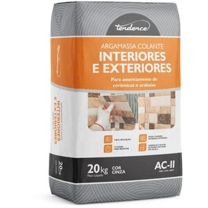 Argamassa Tendence ACII Externo Cinza 20kg