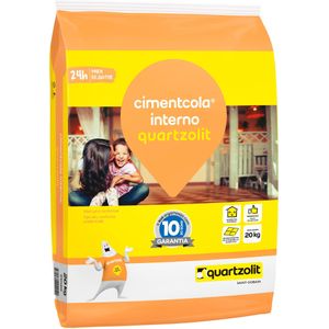 Argamassa Quartzolit Interna AC1 Cinza 20Kg