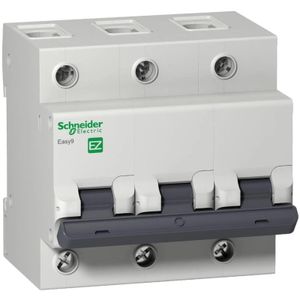 Disjuntor DIN 3 Polos Tripolar 70A Curva de Disparo C Schneider Eletric