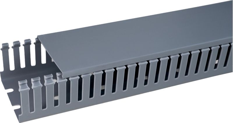 CANALETA-PARA-PAINEL-ELETRICO-HELLERMANNTYTON-HELEDUCT-CINZA-30X30MM