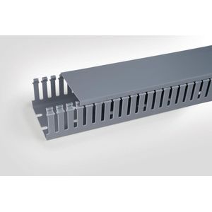 Canaleta Para Painel Elétrico Hellermanntyton Heleduct Cinza 30x50mm