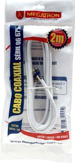 CABO-COAXIAL-MEGATRON-COM-CONECTOR-BRANCO-2M