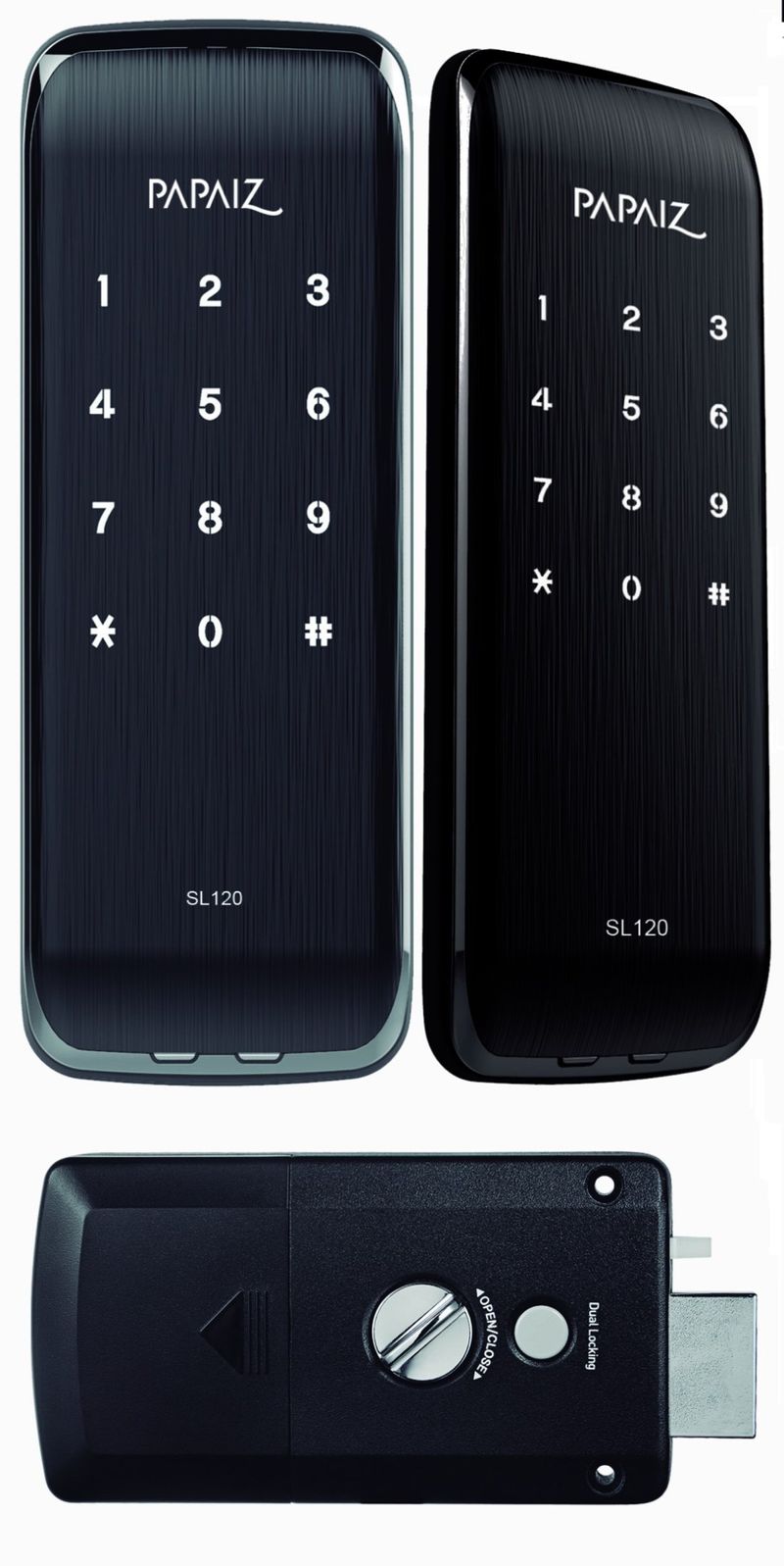 FECHADURA-ELETRONICA-PAPAIZ-SMART-LOCK-SL-120--SOBREPOR--PRETO-FOSCO