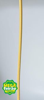 Cabo-Flexivel-PP-05mm-2-Vias-Tecido-Amarelo-Fosco-Interno-110V-220V