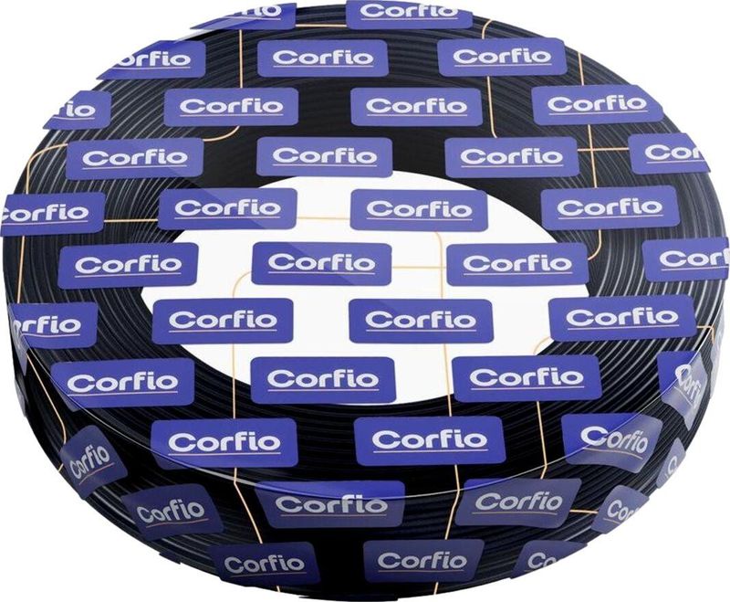 CABO-FLEXIVEL-15MM-CORFIO-PRETO-ROLO-COM-100M
