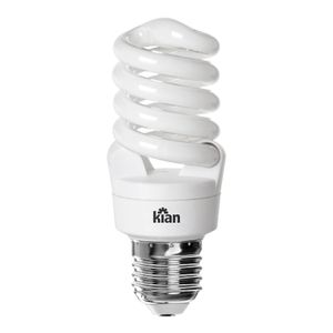 Lampada Eletrônica Espiral 1 Lâmpada 15W Branca Fria 6400K Kian Bivolt