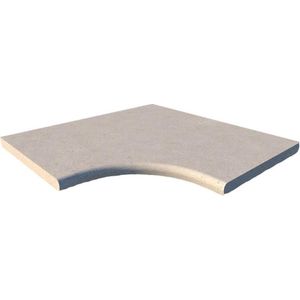 Borda Para Canto Curvo Adama C Atermika 50X50 Areia