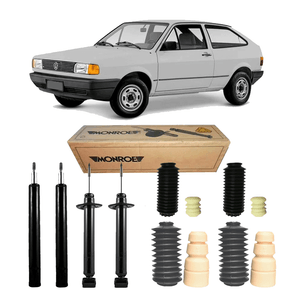 Kit 4 Amortecedores Gol G1 1980 A 1999 + Kit Completo
