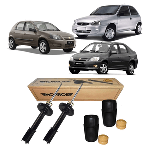 Par Amortecedor Dianteiro Corsa 1994 A 2002 + Kit Completo