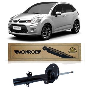 Amortecedor Dianteiro Citroen C3 2013 A 2021 Direito Manual