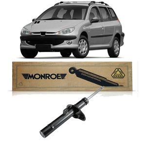 Amortecedor Dianteiro Peugeot 206 Escapade 2007 A 2008 Dir
