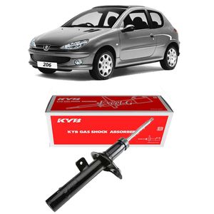 Amortecedor Dianteiro Peugeot 206 1999 A 2010 Esquerdo