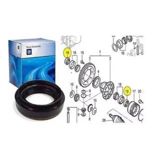 Retentor Lateral Corsa Tds 94 Celta 01 Astra 99 Montana
