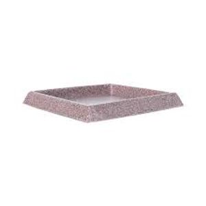 Prato Quadrado Pedra (29 cm) - Afort