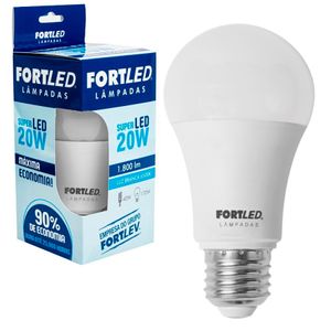 Kit C/ 20 Lampadas Led Bulbo A80 20W - Fortled