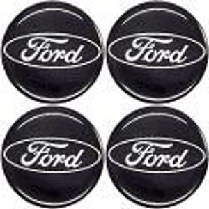 Emblema Calota Resinado (Ford) Preto 48Mm