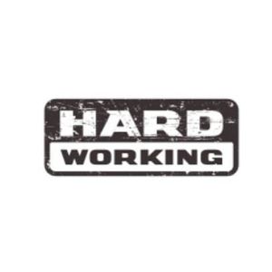 Emblema Hard Working Strada 2018 Grafite