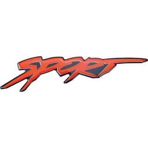 Emblema Adesivo Sport Montana Vermelho