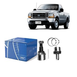 Pivo F-250 1999 A 2012 4X2 Kit Superior E Inferior 1 Lado