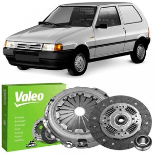 Kit Embreagem Fiat Palio Uno 1.5 1986 A 1997 Com Rolamento