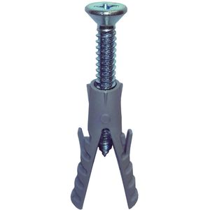 Parafuso Atarraxante Fixtil Philips Cabeça Chata 4,8x50mm com Bucha 8mm Kit com 5 unidades
